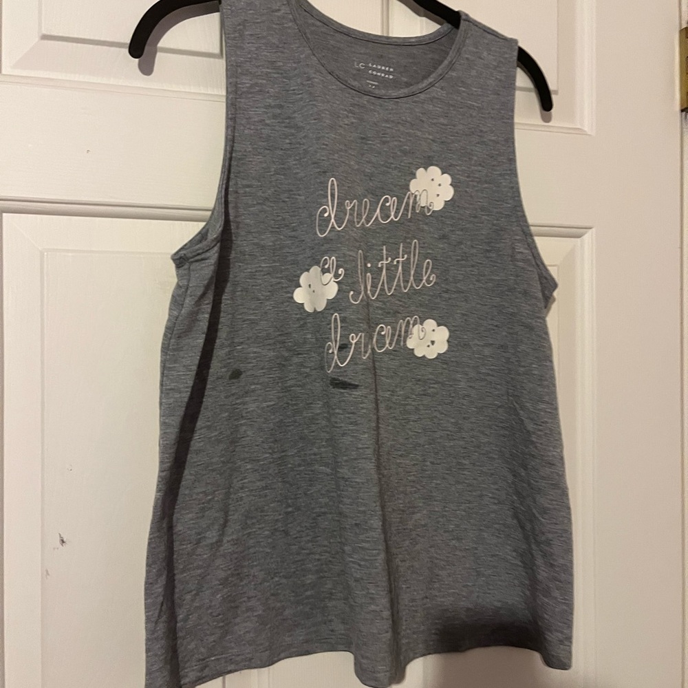 Gray pajama top